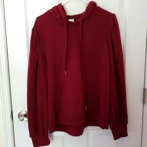 Burgundy Hoodie XL Super Soft NWOT M Fashion Gym workout running